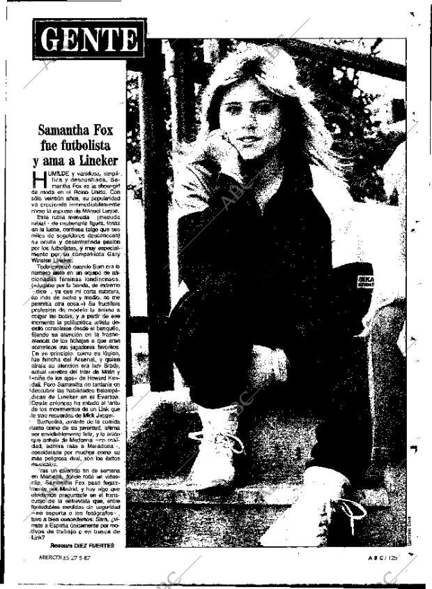 ABC MADRID 27-05-1987 página 125