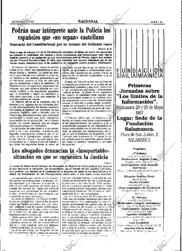 ABC MADRID 27-05-1987 página 35