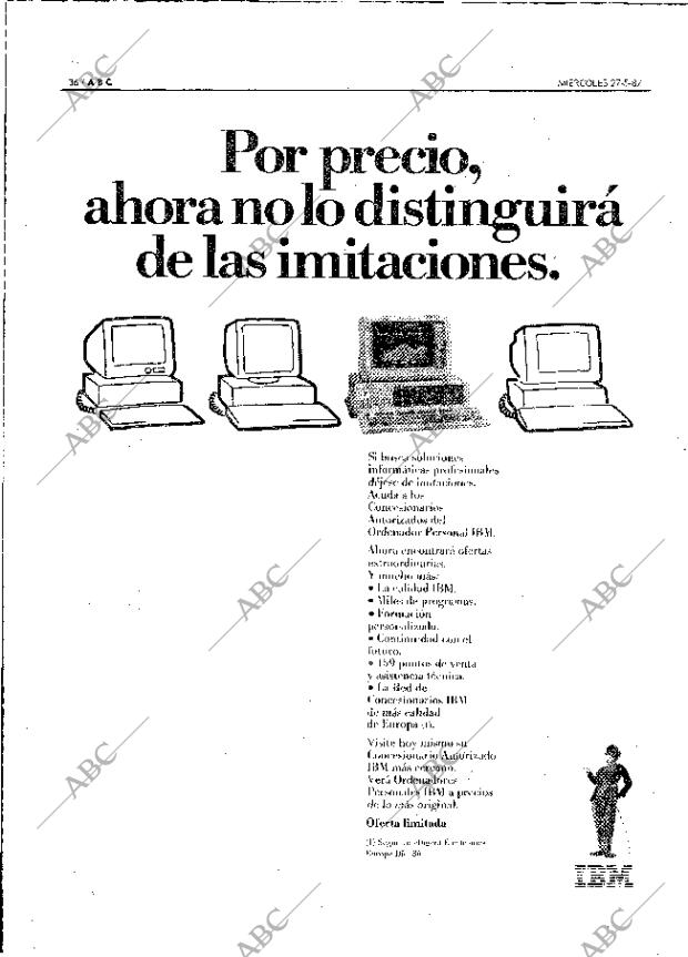 ABC MADRID 27-05-1987 página 36