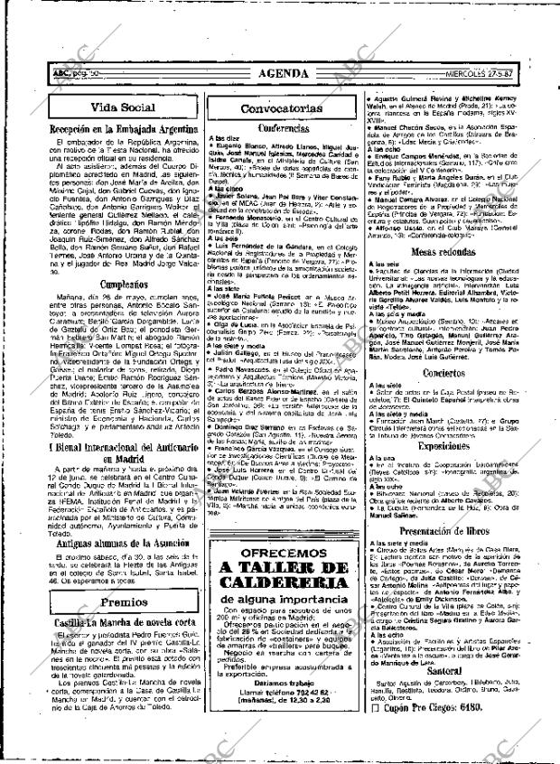 ABC MADRID 27-05-1987 página 50