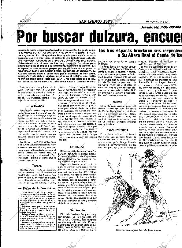 ABC MADRID 27-05-1987 página 64