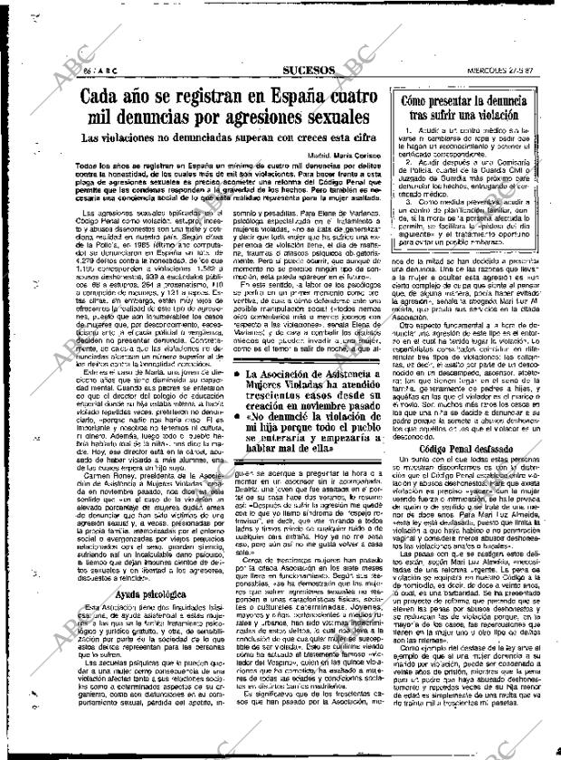 ABC MADRID 27-05-1987 página 86