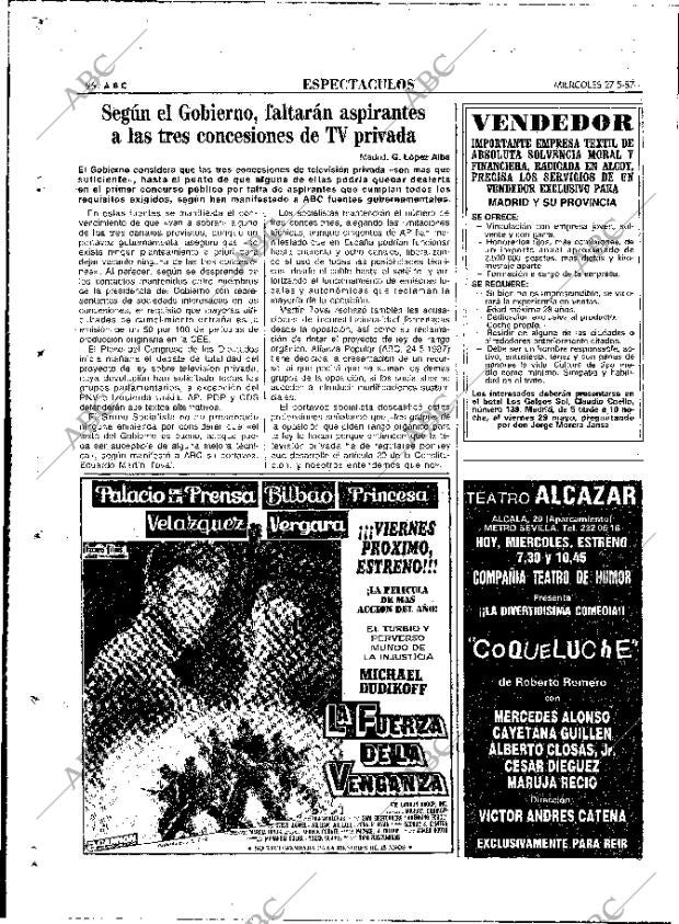 ABC MADRID 27-05-1987 página 96