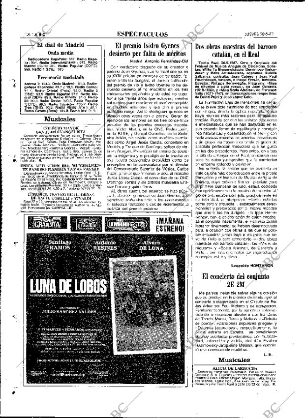 ABC MADRID 28-05-1987 página 106