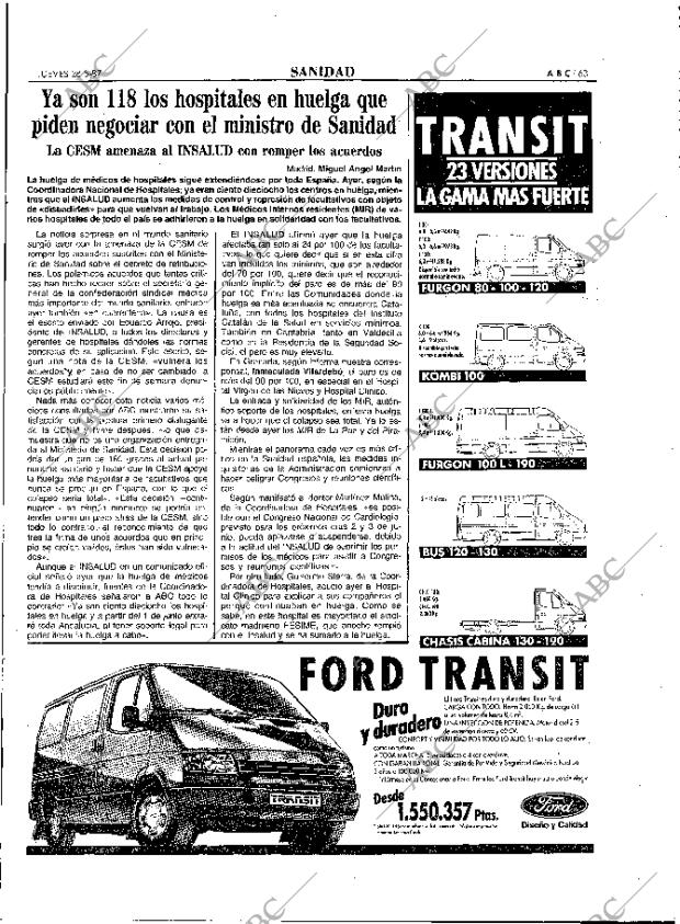 ABC MADRID 28-05-1987 página 63