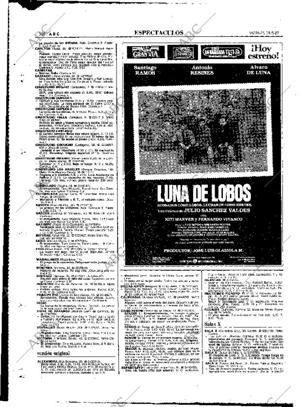 ABC MADRID 29-05-1987 página 108