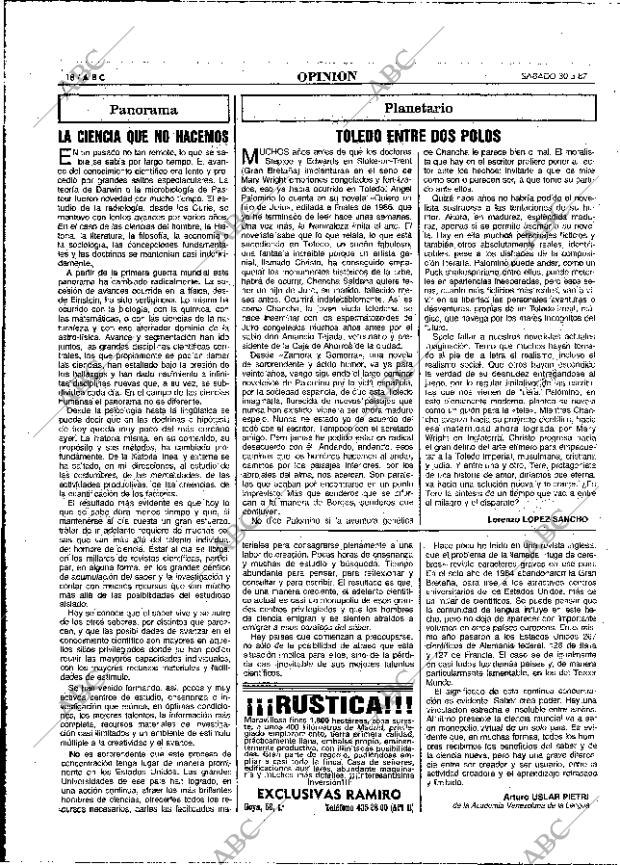 ABC MADRID 30-05-1987 página 18