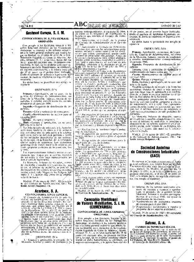ABC MADRID 30-05-1987 página 82