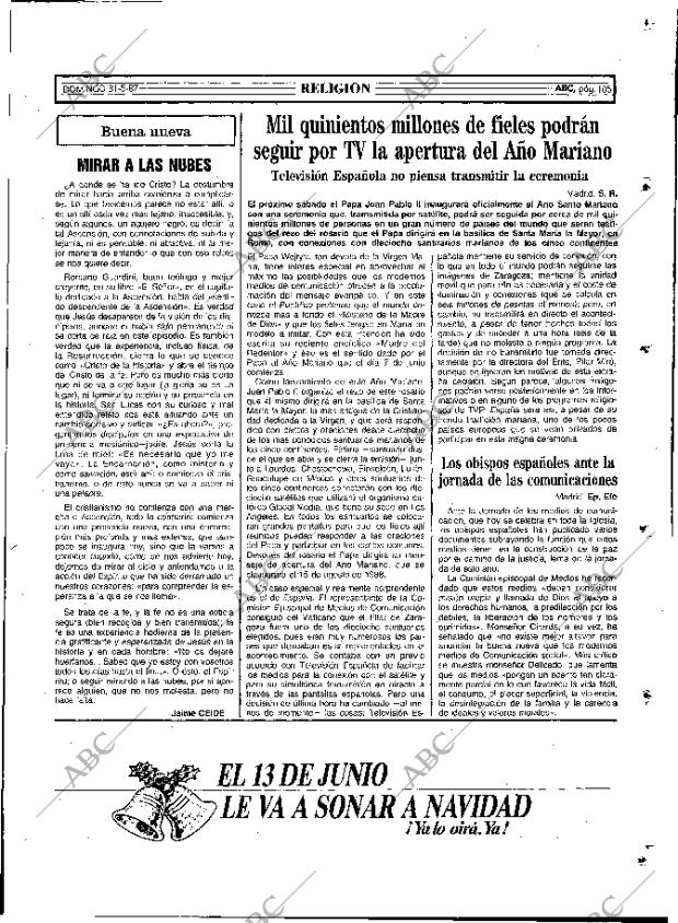 ABC MADRID 31-05-1987 página 105