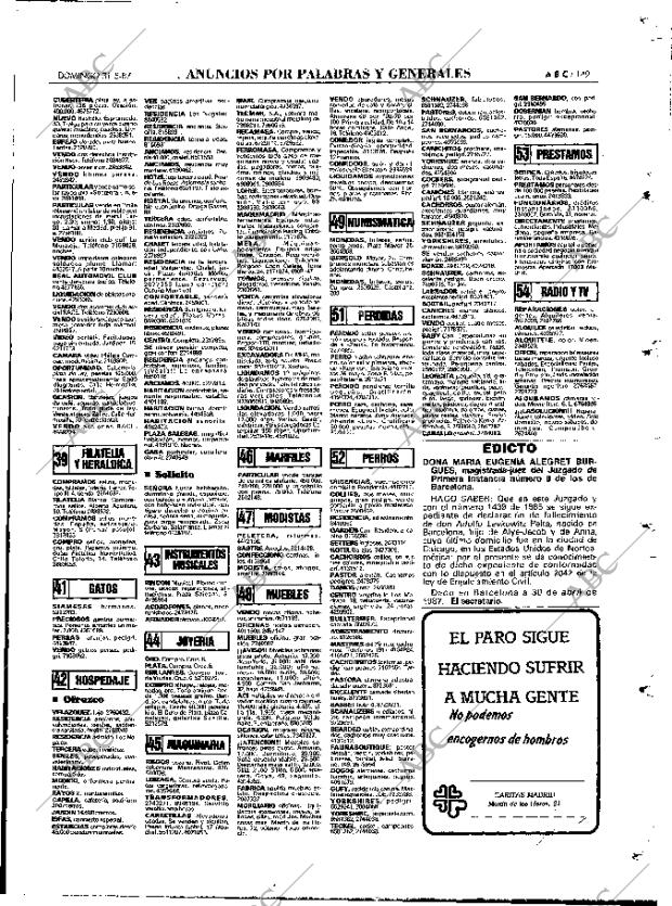 ABC MADRID 31-05-1987 página 149