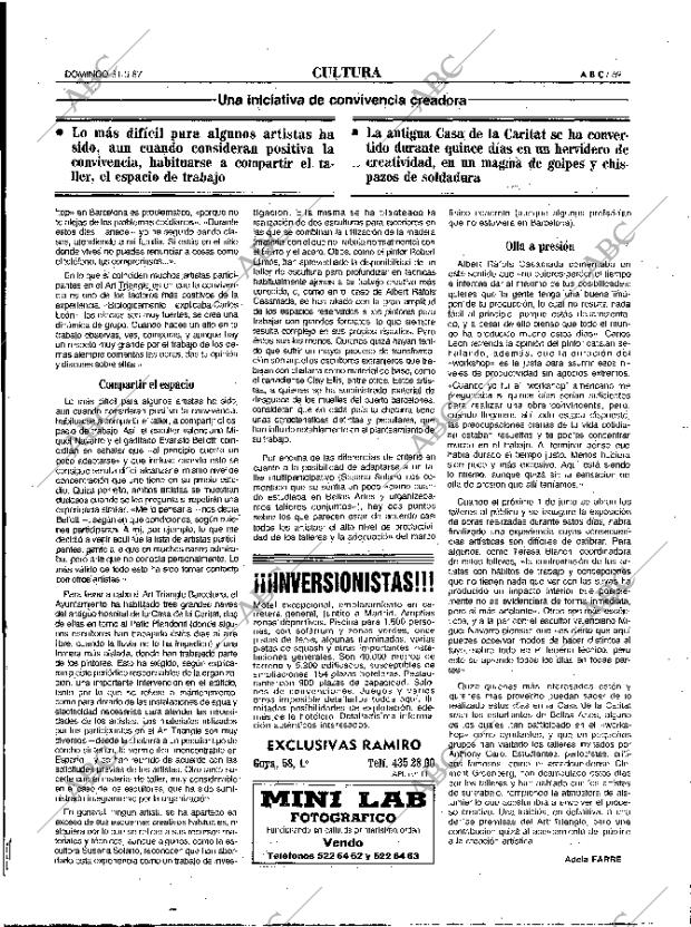 ABC MADRID 31-05-1987 página 69
