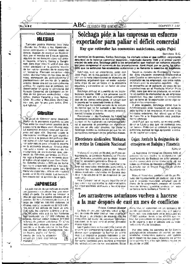 ABC MADRID 31-05-1987 página 86