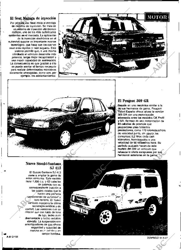 ABC SEVILLA 31-05-1987 página 108