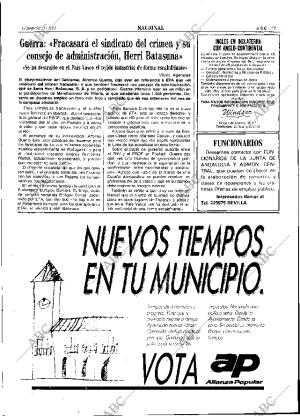 ABC SEVILLA 31-05-1987 página 27