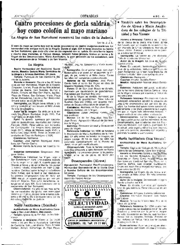 ABC SEVILLA 31-05-1987 página 49