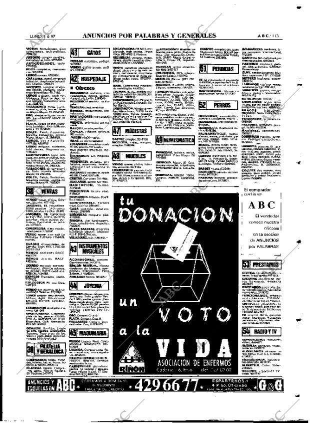 ABC MADRID 01-06-1987 página 113