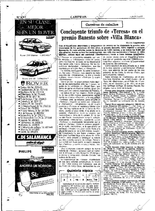 ABC MADRID 01-06-1987 página 86