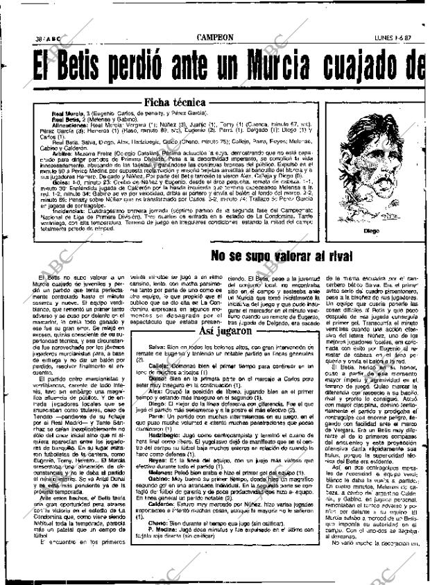 ABC SEVILLA 01-06-1987 página 38
