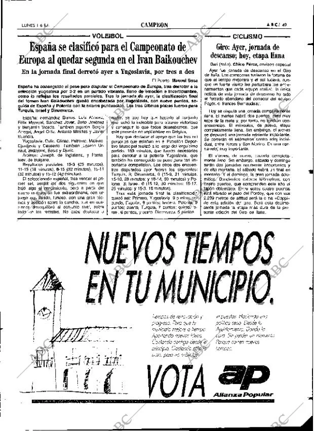 ABC SEVILLA 01-06-1987 página 49