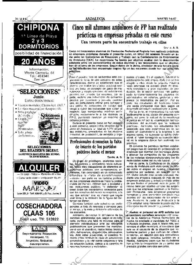 ABC SEVILLA 09-06-1987 página 36
