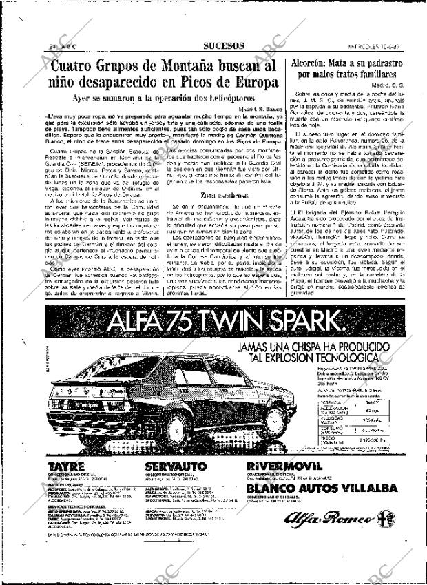 ABC MADRID 10-06-1987 página 84