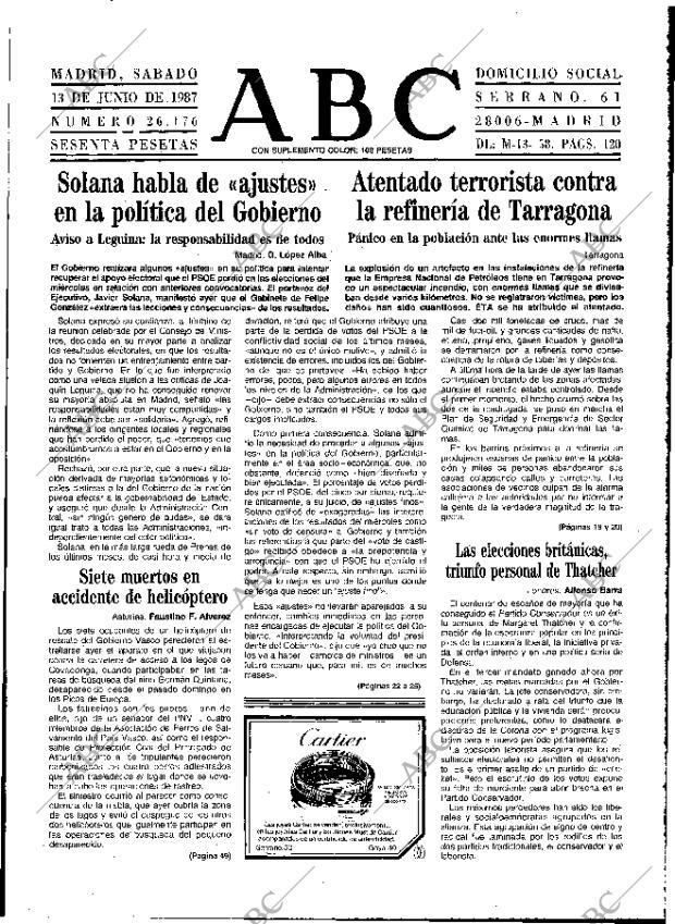 ABC MADRID 13-06-1987 página 13