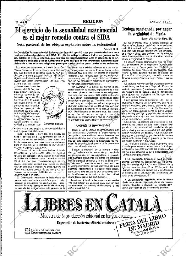 ABC MADRID 13-06-1987 página 40