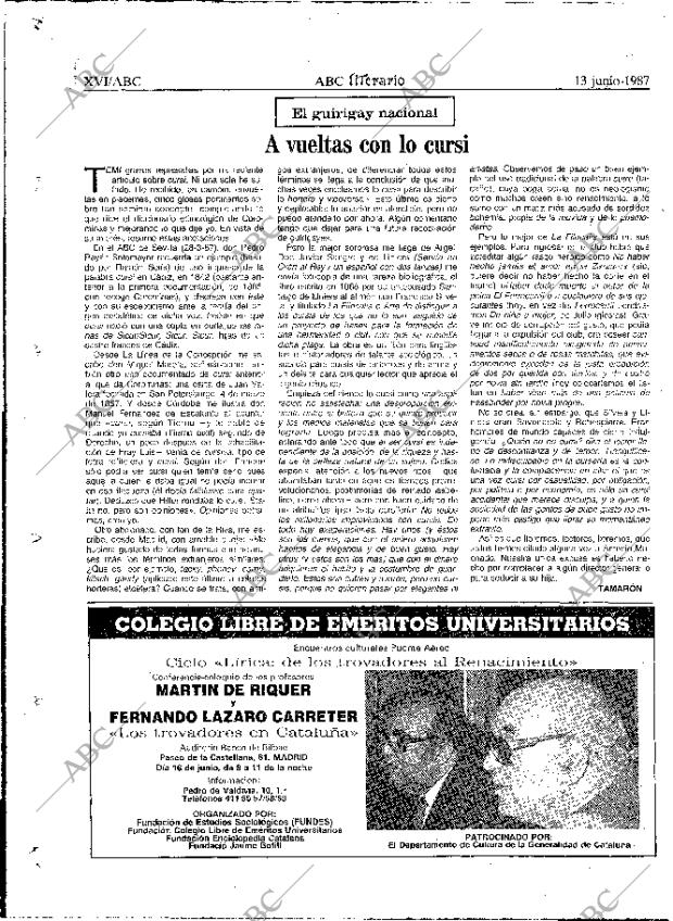 ABC MADRID 13-06-1987 página 68