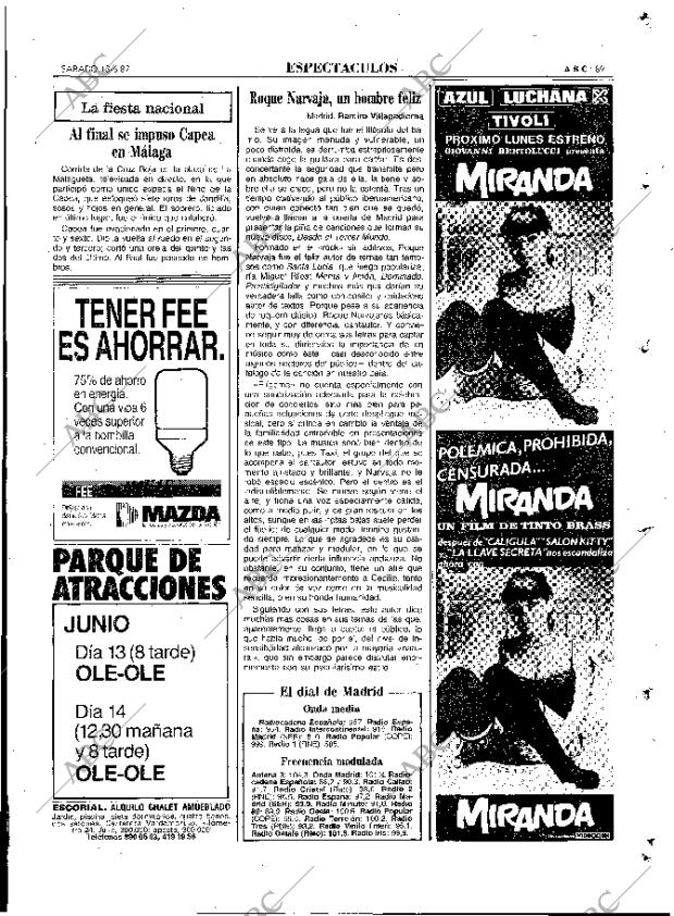 ABC MADRID 13-06-1987 página 89