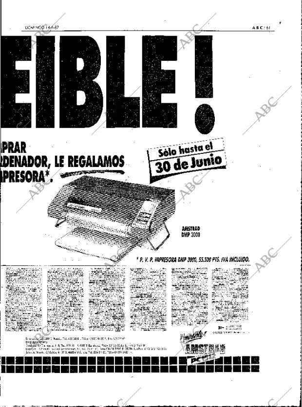 ABC MADRID 14-06-1987 página 61