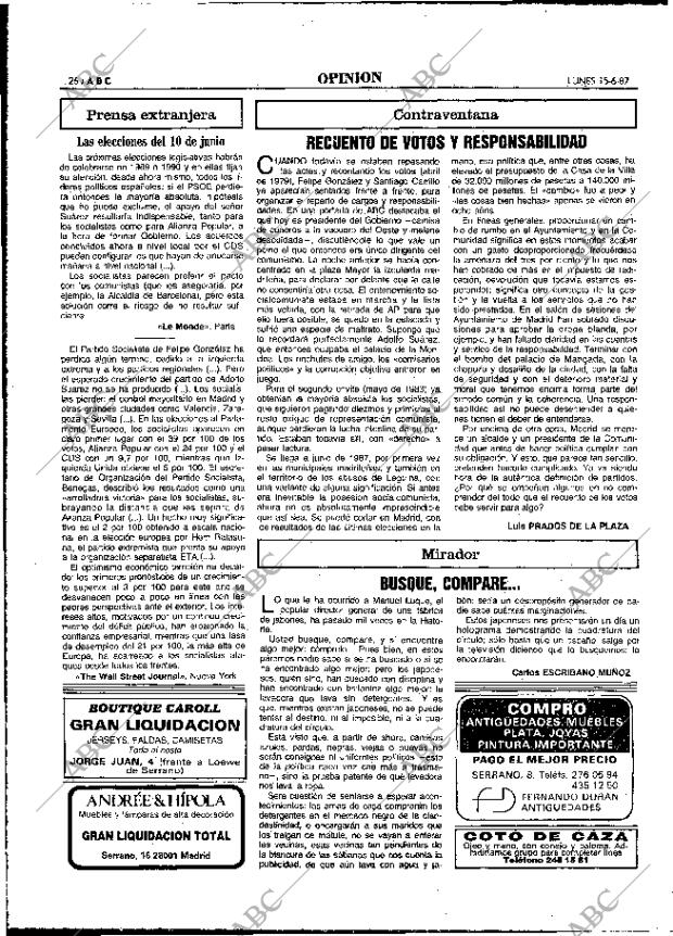 ABC MADRID 15-06-1987 página 26