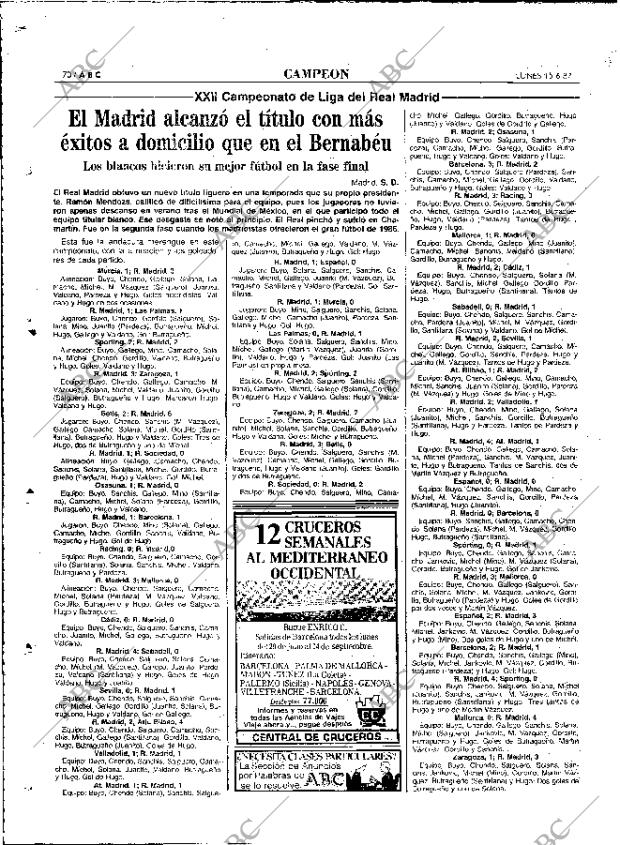 ABC MADRID 15-06-1987 página 70
