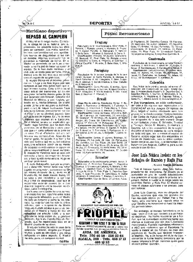 ABC MADRID 16-06-1987 página 86