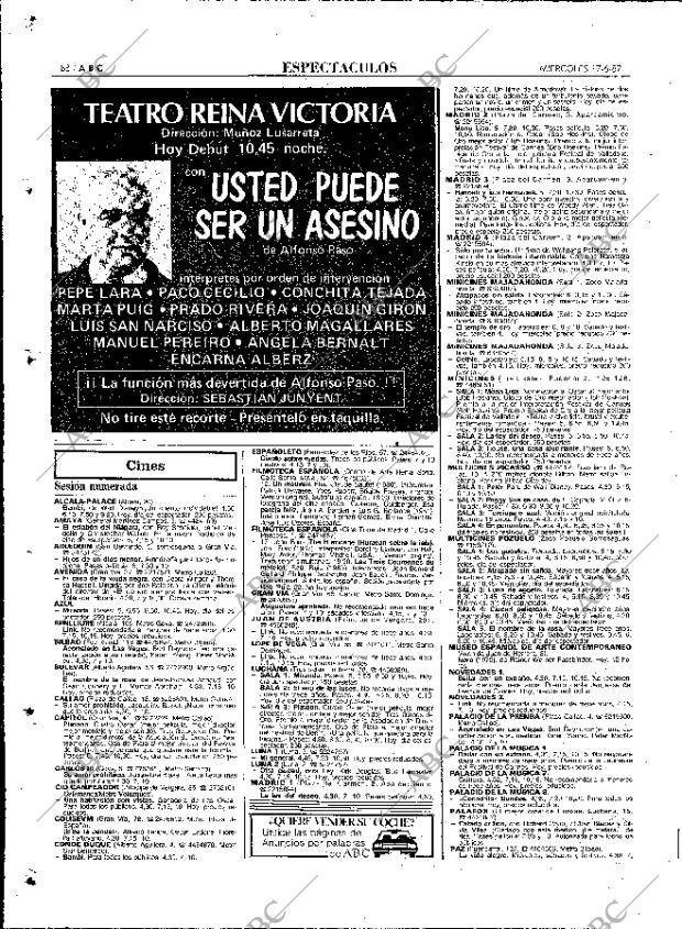 ABC MADRID 17-06-1987 página 88