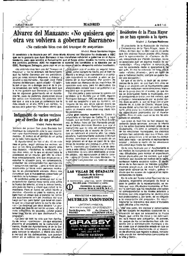 ABC MADRID 18-06-1987 página 43