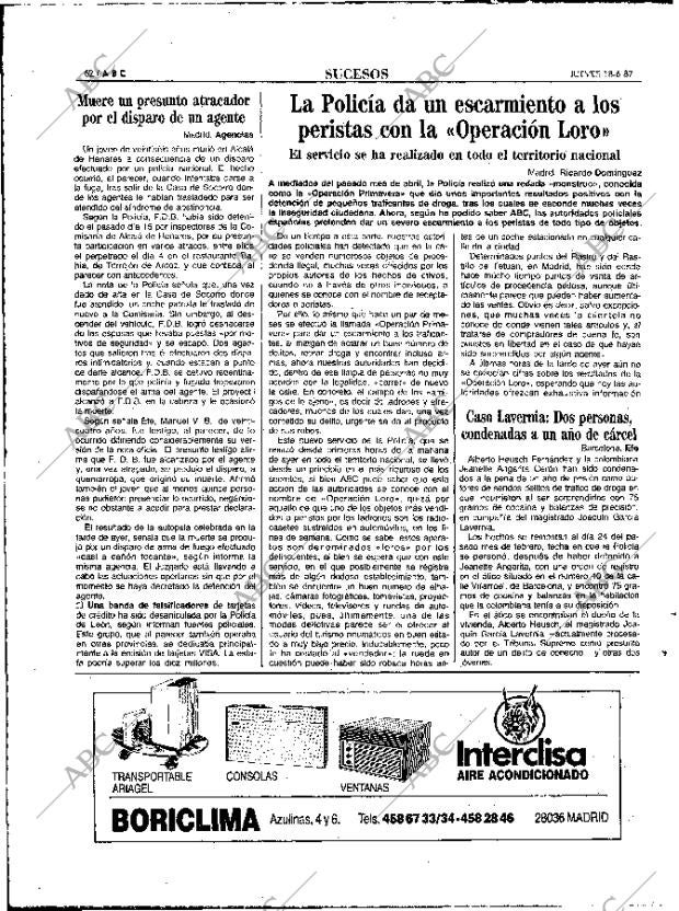 ABC MADRID 18-06-1987 página 62