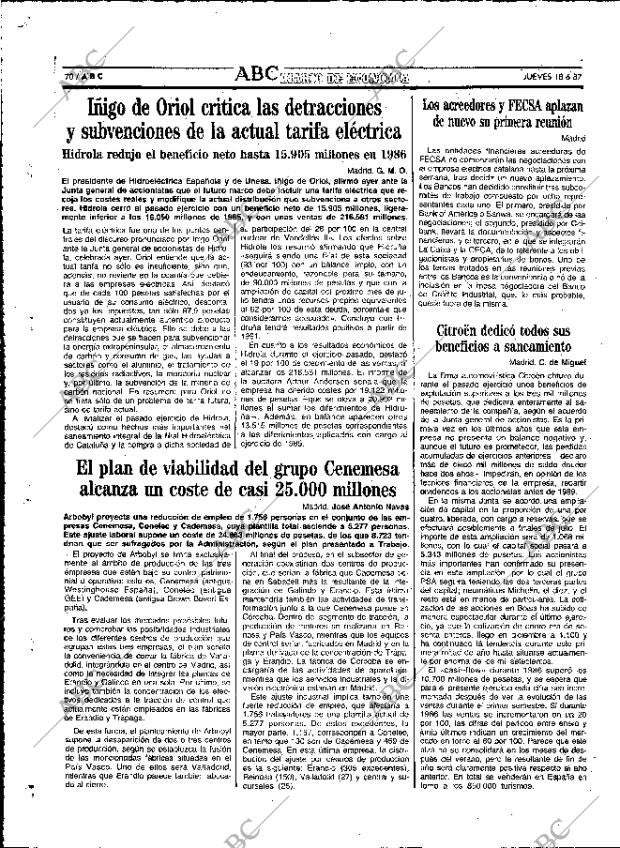 ABC MADRID 18-06-1987 página 70