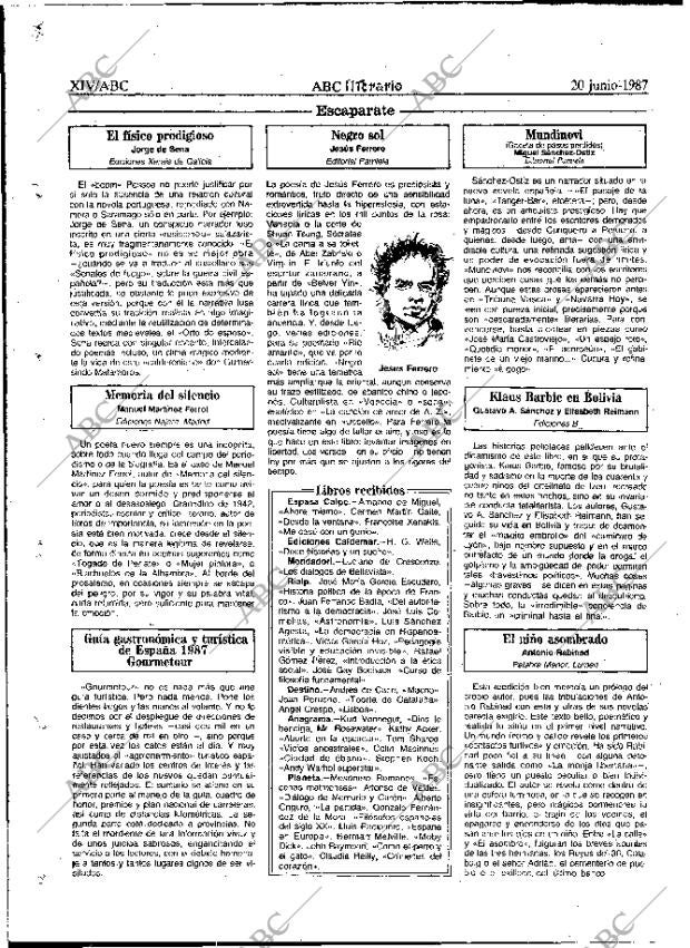 ABC MADRID 20-06-1987 página 62