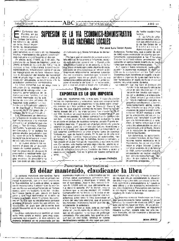 ABC MADRID 20-06-1987 página 67