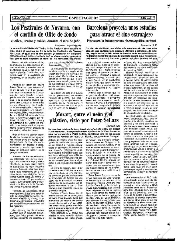 ABC MADRID 20-06-1987 página 81