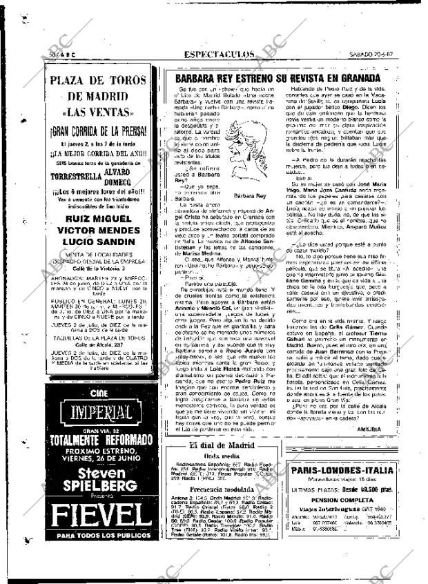 ABC MADRID 20-06-1987 página 84