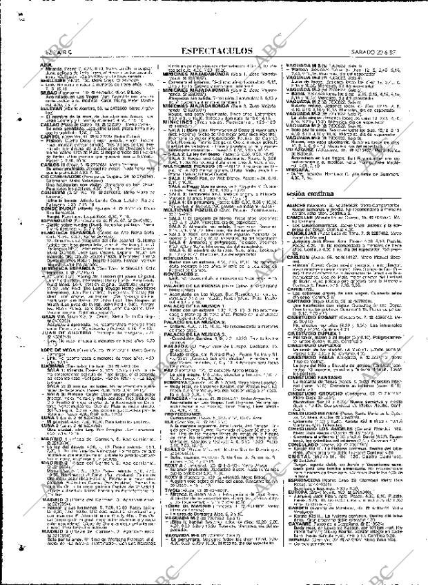 ABC MADRID 20-06-1987 página 86