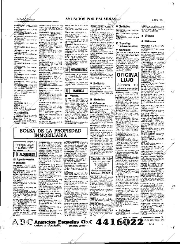 ABC MADRID 20-06-1987 página 93