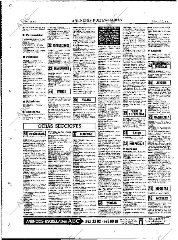 ABC MADRID 20-06-1987 página 98
