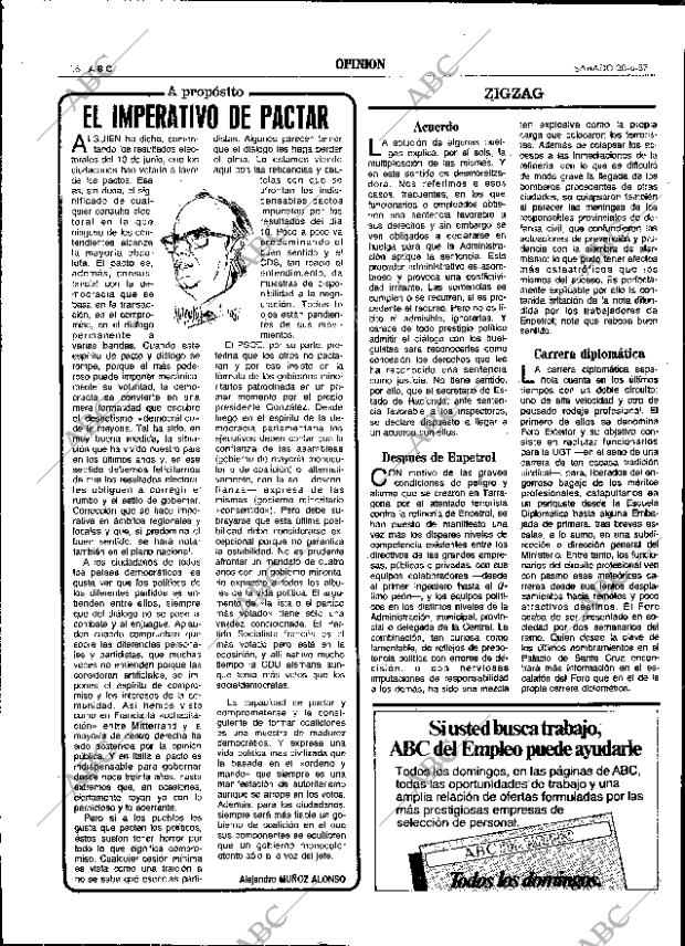 ABC SEVILLA 20-06-1987 página 16