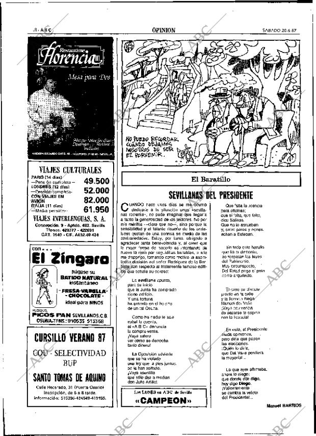 ABC SEVILLA 20-06-1987 página 18