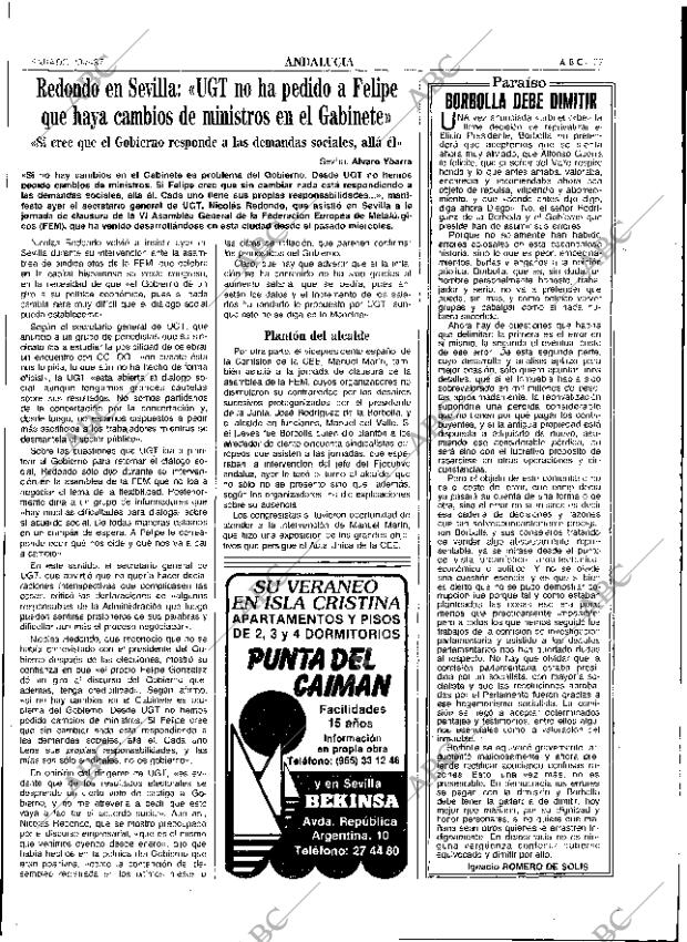 ABC SEVILLA 20-06-1987 página 27