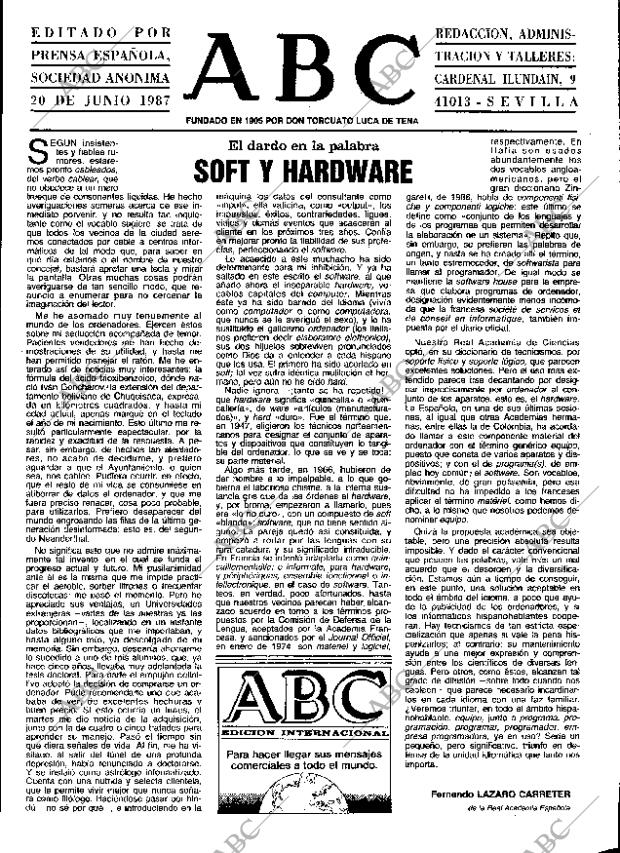 ABC SEVILLA 20-06-1987 página 3
