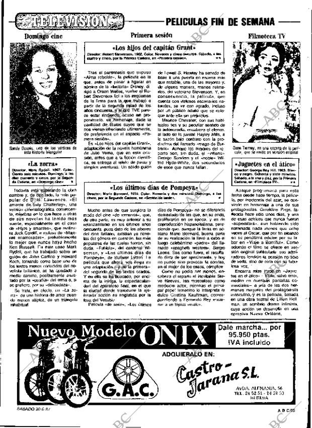 ABC SEVILLA 20-06-1987 página 77