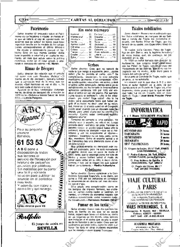 ABC SEVILLA 21-06-1987 página 18